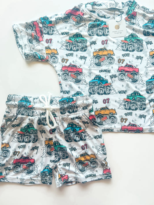 Crash Trucks Set (Tee & Shorts)