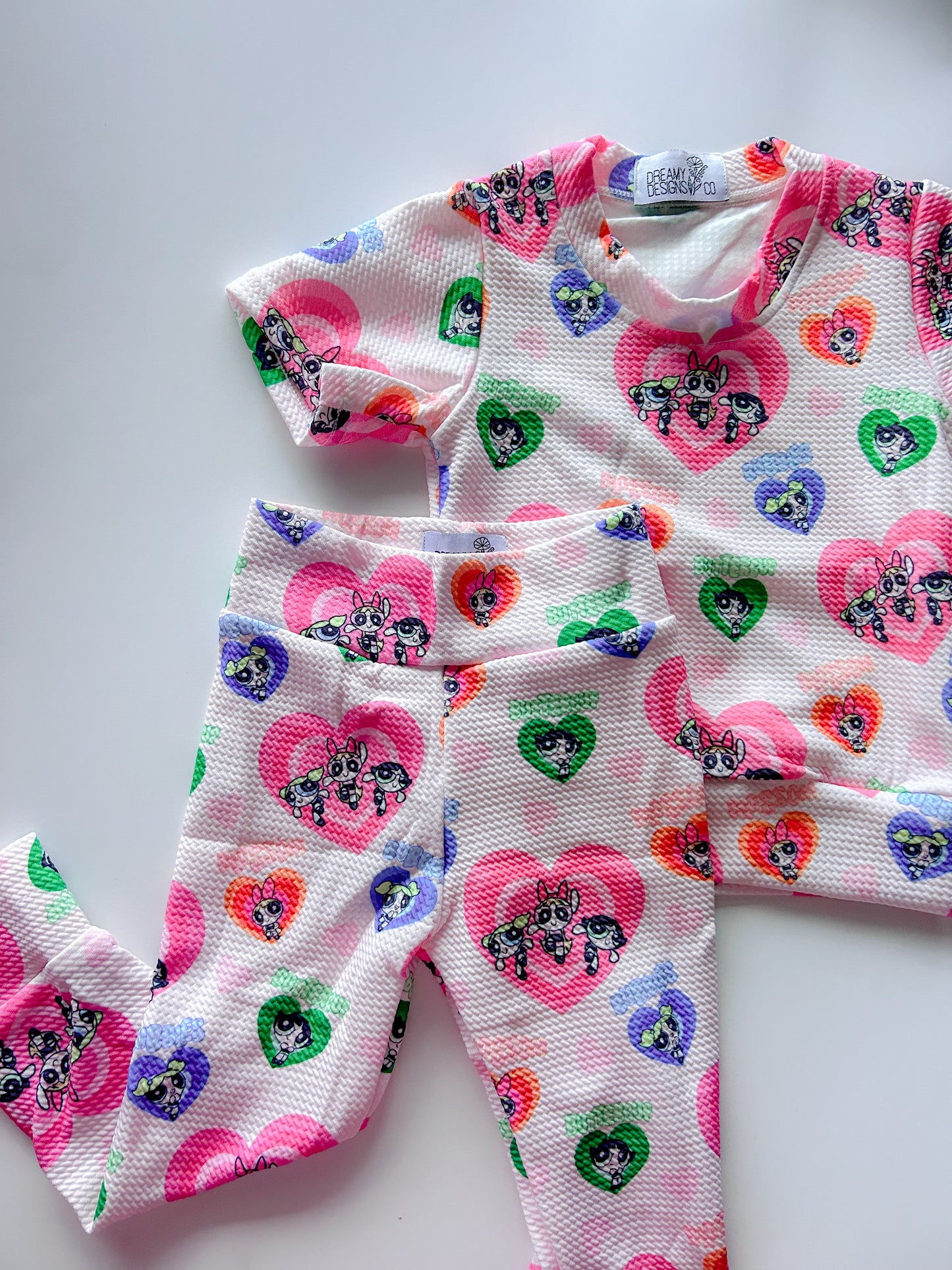 Power Girls Tee & Leggings Set