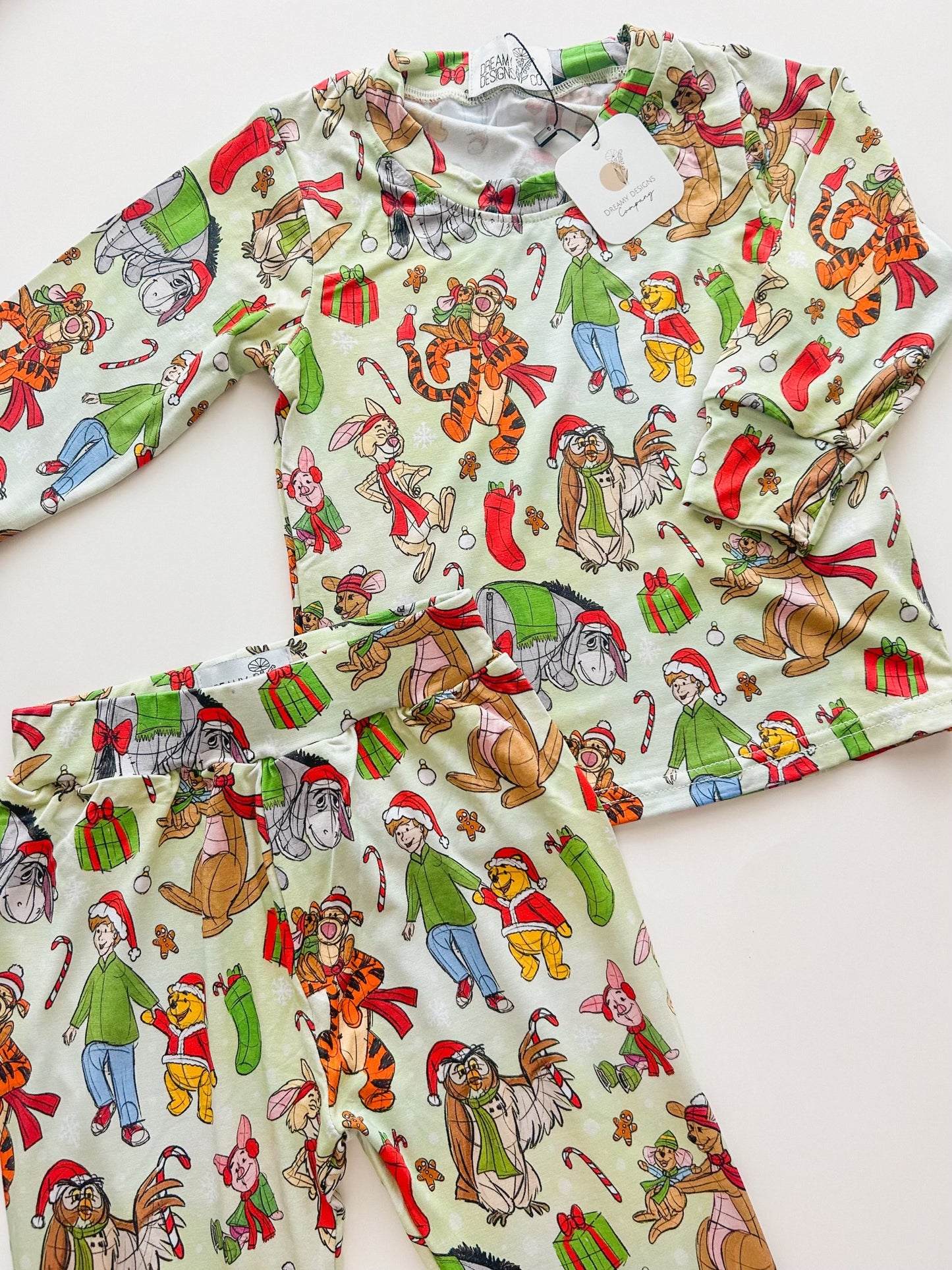 Christmas Bear 2Piece Pyjama Set