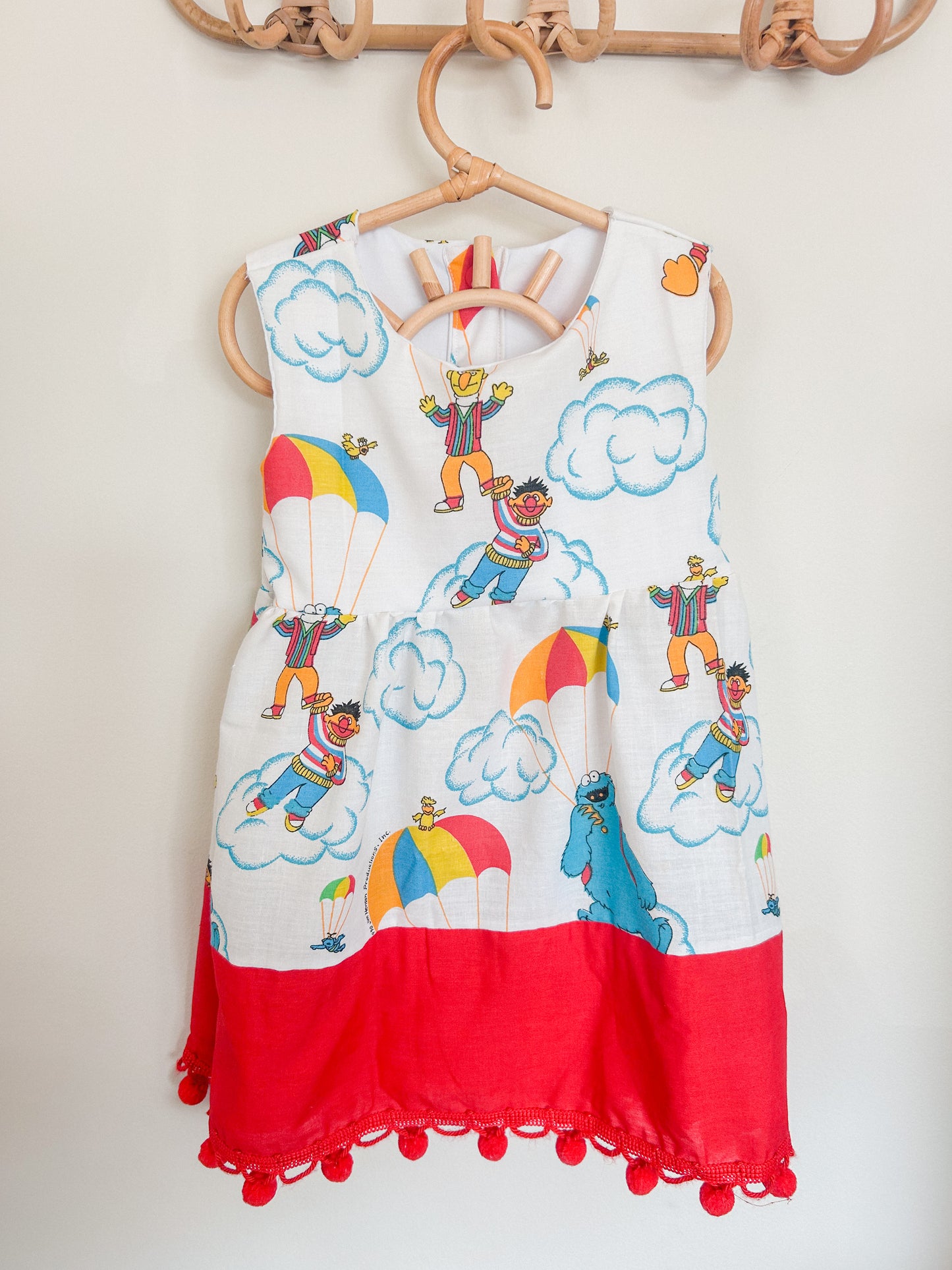 Sesame Button Back Dress (2-3T)
