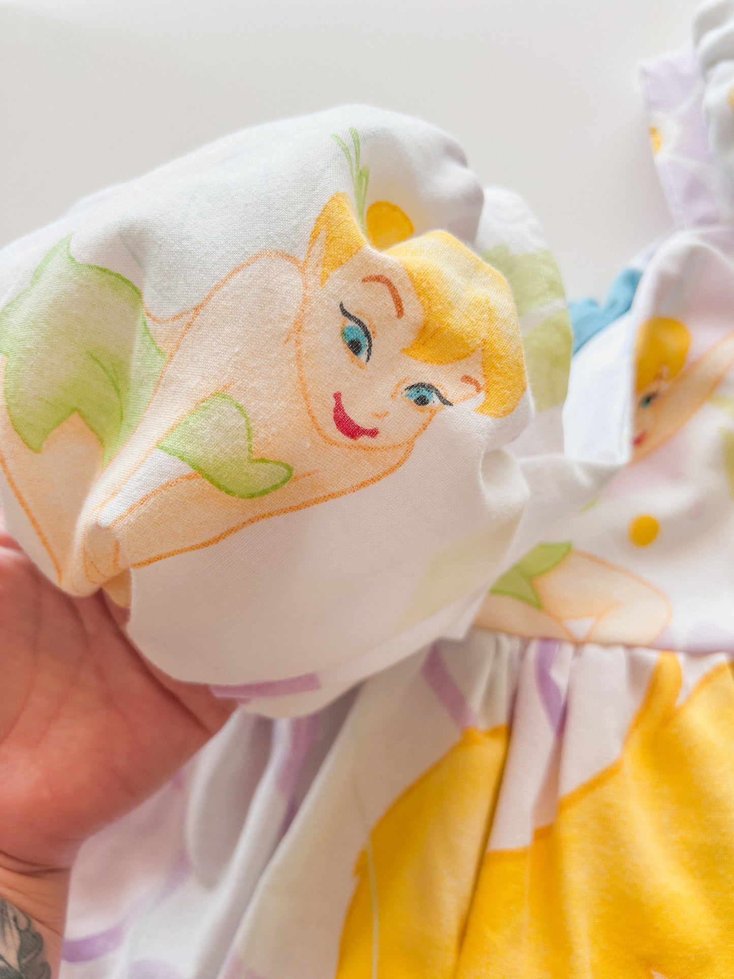 Tinkerbell Puff Sleeve Dress (4T)