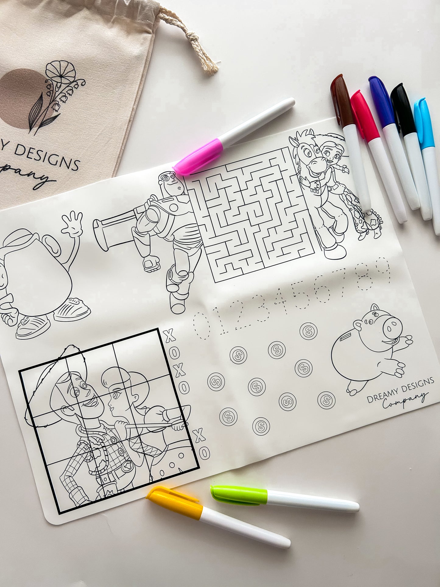 Silicone Colouring Placemats