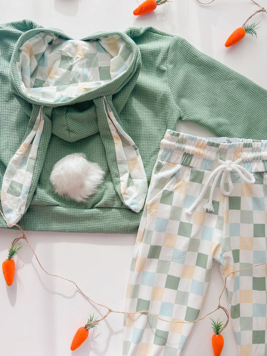 Green Bunny Hoodie