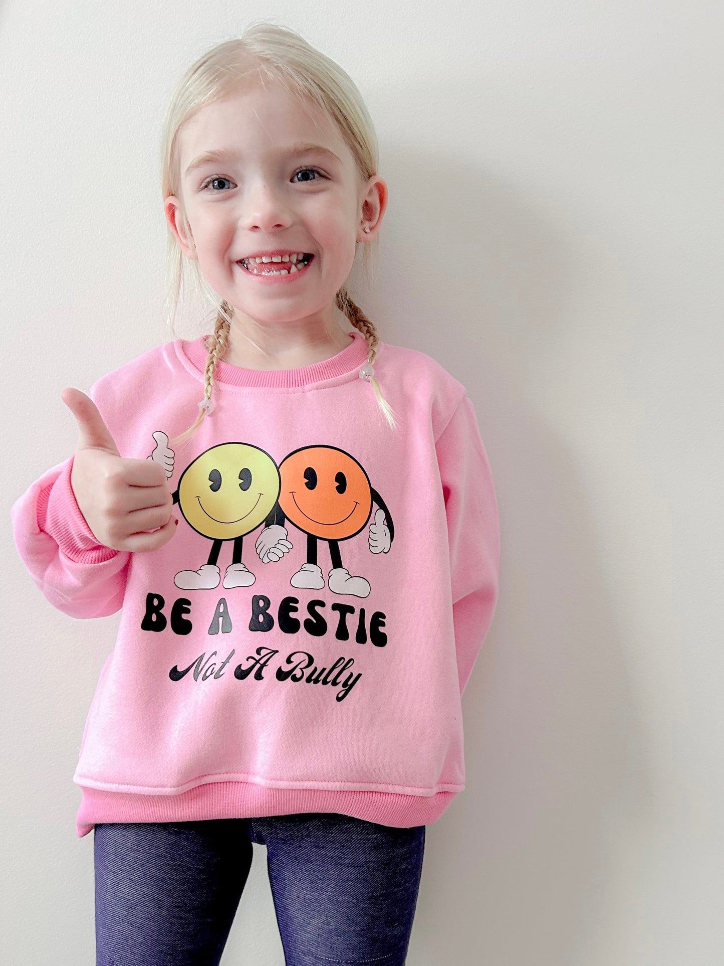 Smiley Besties Crewneck