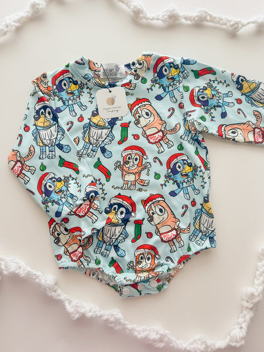 Heelers Christmas Romper