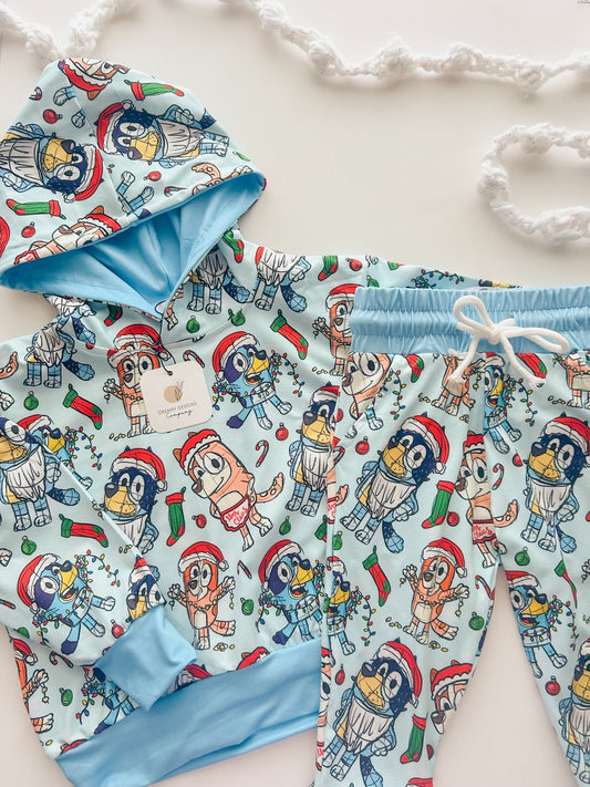 Heelers Christmas Hoodie & Jogger Set