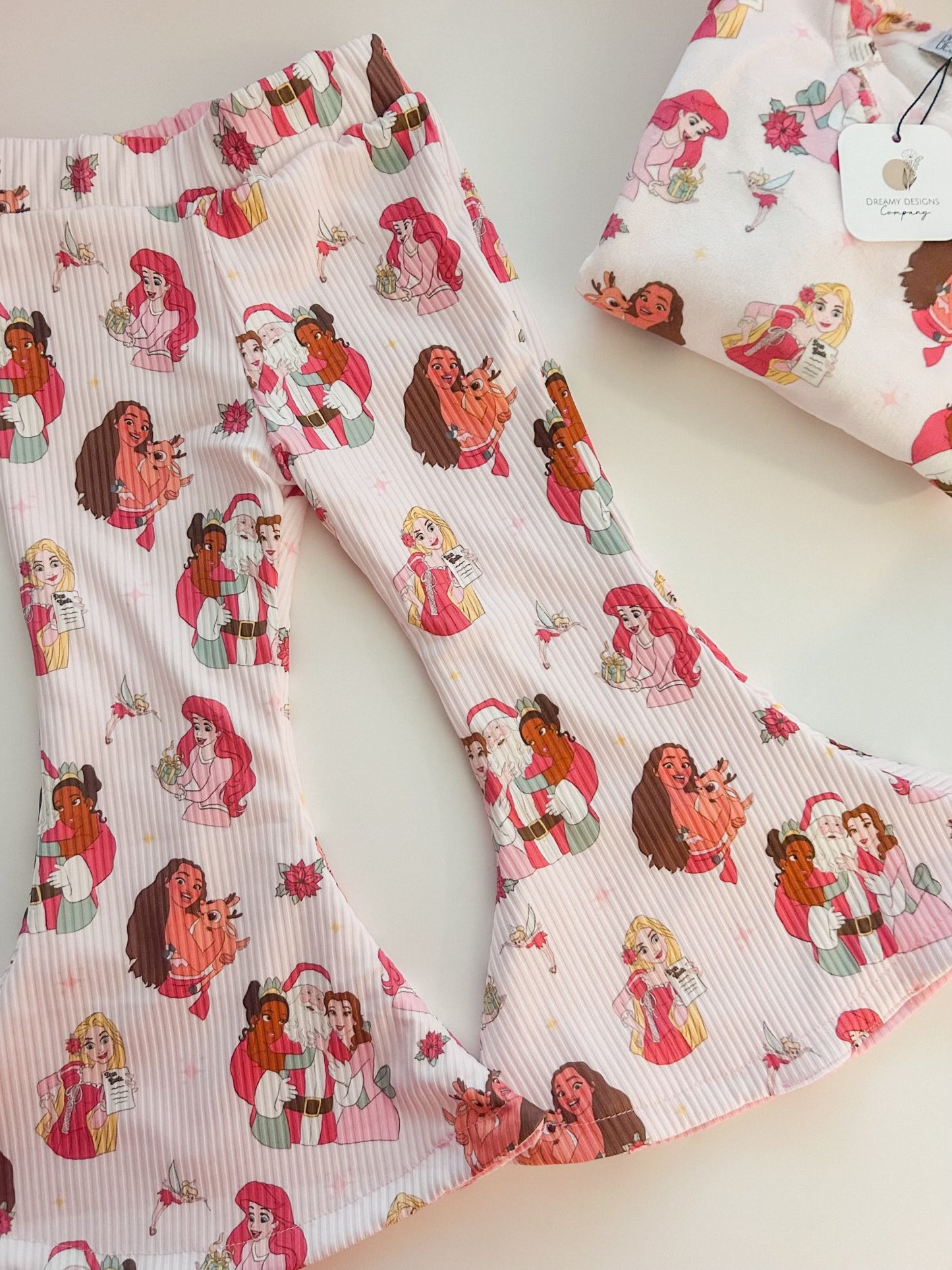 Reversible Ribbed Bell Bottoms (Princess/Pink)