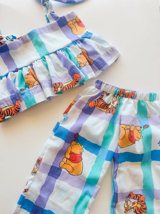Pooh Peplum Top & Culottes (2-3T)