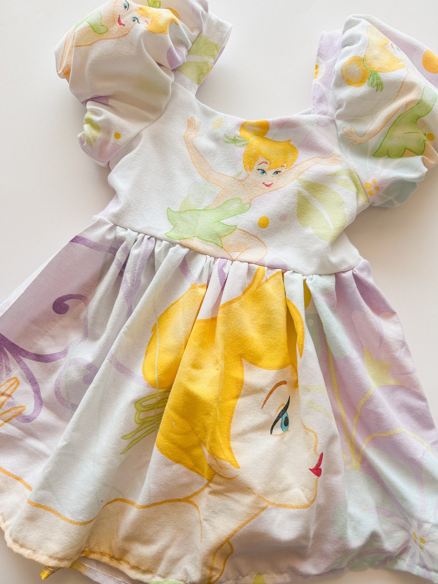 Tinkerbell Puff Sleeve Dress (4T)