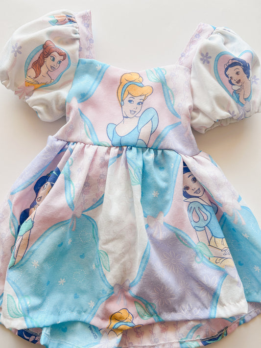 Mix Princess Puff Sleeve Dress (4T)