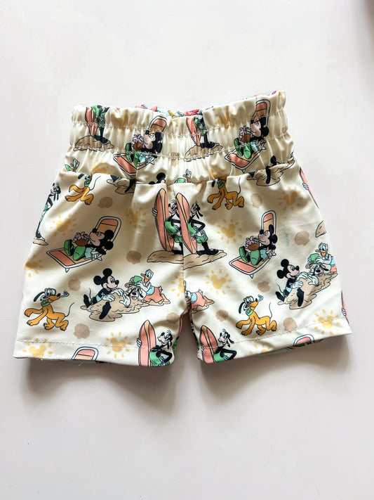 (PRINTING DEFECT) 6-12M Toys/Mouse Reversible Swim Trunk